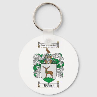 BOWEN FAMILY CREST -  BOWEN COAT OF ARMS KEY RING