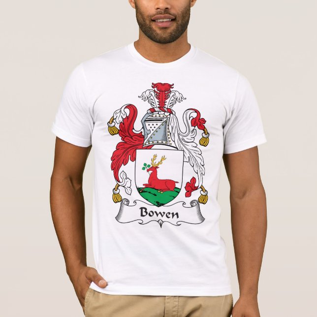 Bowen Family Crest T-Shirt (Front)