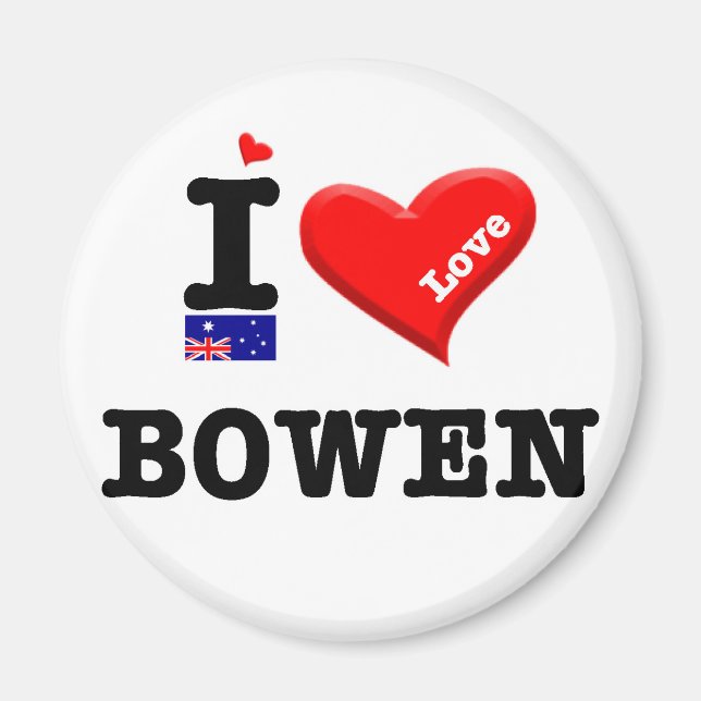 BOWEN - I Love Magnet (Front)