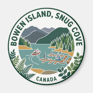 Bowen Island, Snug Cove Canada Magnet