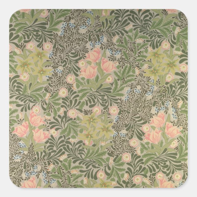 Bower' design square sticker (Front)