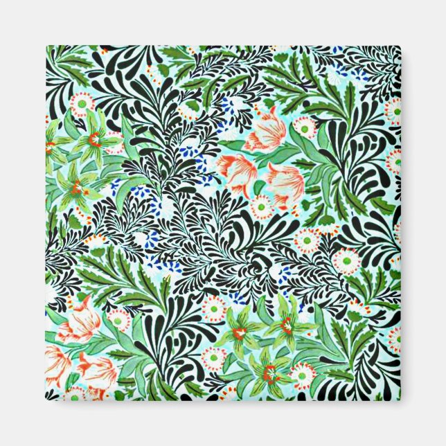 Bower, vintage William Morris pattern, Magnet (Front)