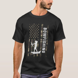 Bowfishing American Flag Bowfishing T-Shirt