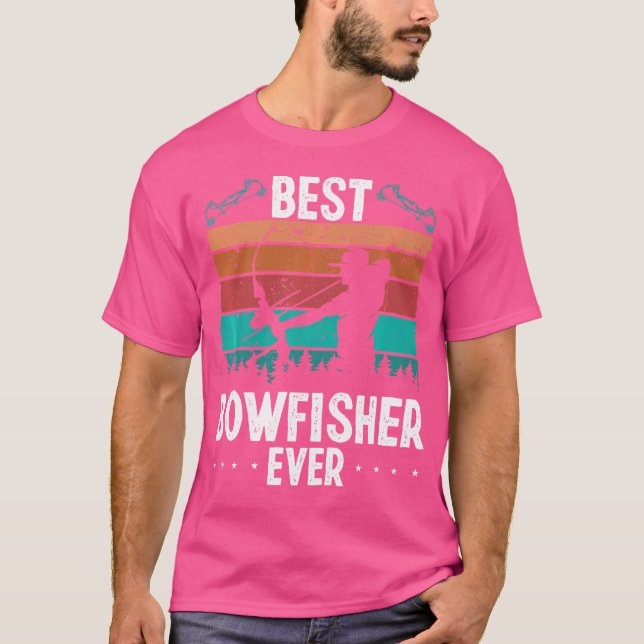 Bowfishing Arrow Rest Bow Fishing Bowfishing Reel  T-Shirt (Front)