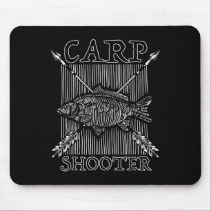 Bowfishing Bow Hunting For Fish_ Carp Shooter Mouse Mat