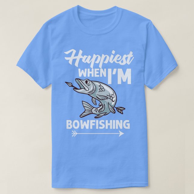Bowfishing Bow Lights Arrows Crossbow Bowfisher Pr T-Shirt (Design Front)