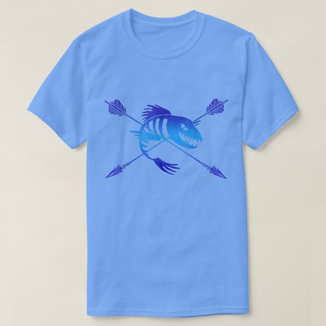 Bowfishing Bowfish Fish Bow Hunting Bow Fishing Ar T-Shirt (Design Front)
