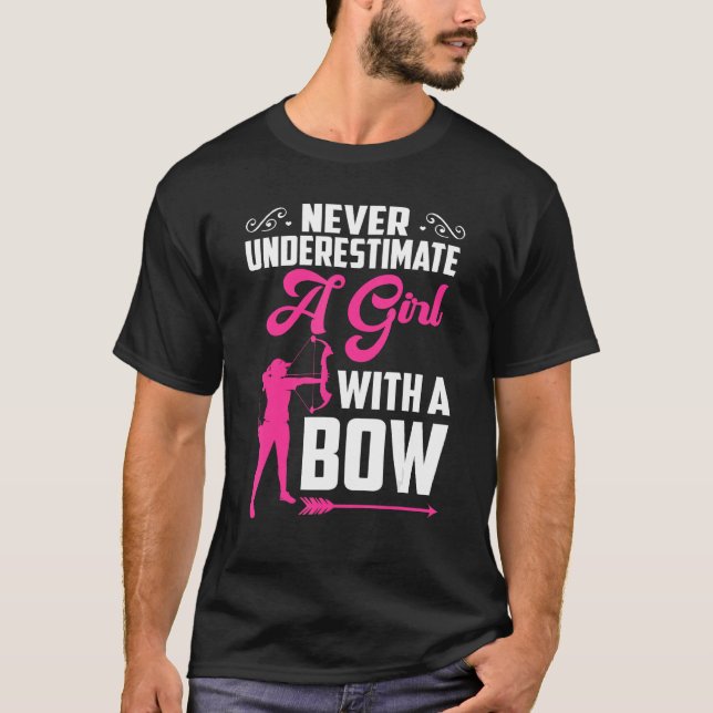 Bowhunter Shooting Fans  Archery For Girls Women T-Shirt (Front)