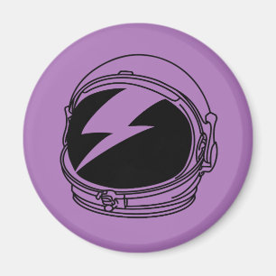 Bowie helmet magnet