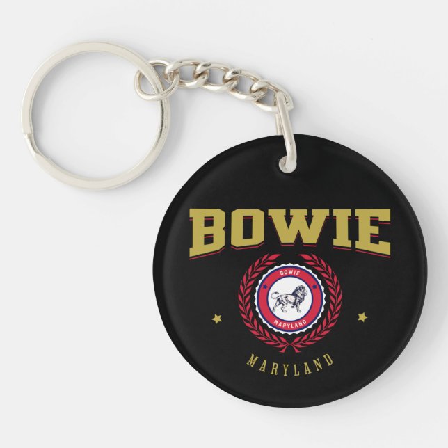 Bowie Maryland Key Ring (Front)