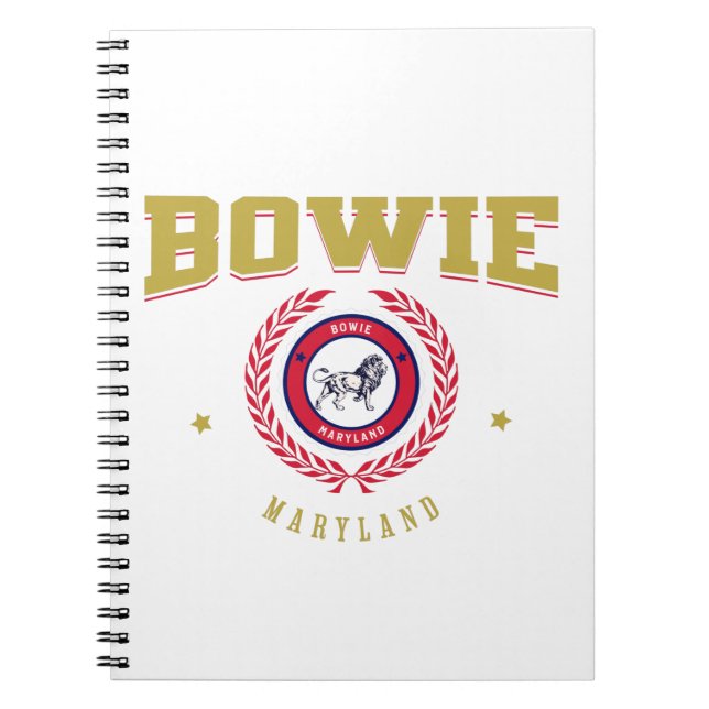 Bowie Maryland Notebook (Front)