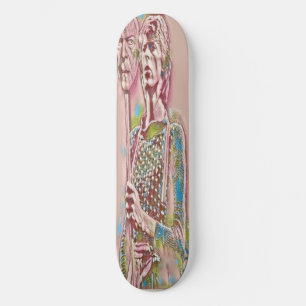 bowie mask skateboard