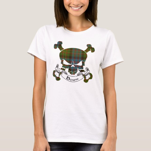 Bowie Tartan Skull Shirt (Front)