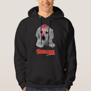 Bowie Ziggy Labrador Retriever Animal Rebel Hoodie