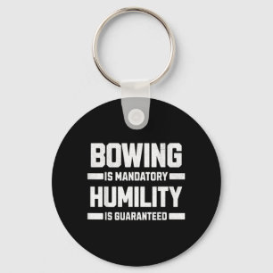 Bowing is mandatory and humility is key ring