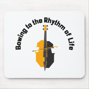 Bowing to the Rhythm of Life Cello Mouse Mat