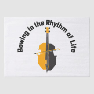 Bowing to the Rhythm of Life Cello Tissue Paper