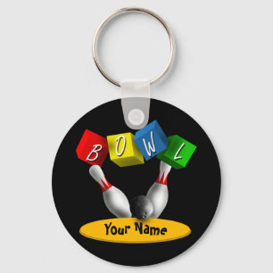 Bowl a Rama Bowling Key Ring