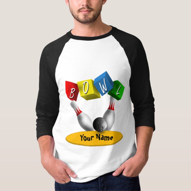 Bowl a Rama Bowling T-Shirt (Front)
