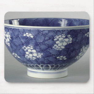 Bowl decorated with cherry blossom mouse mat