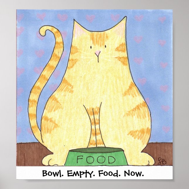 Bowl. Empty. Food. Now. Poster (Front)