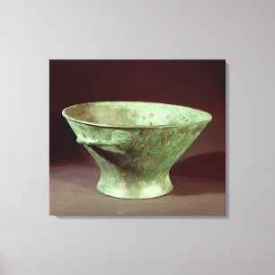 Bowl from one of the Chamber Tombs, Mycenae Canvas Print