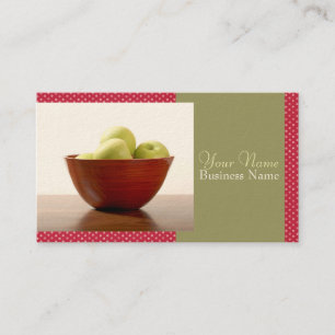 Bowl of Apples Business Cards