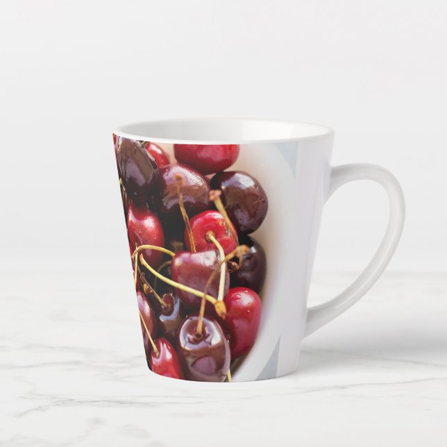 bowl of Cherries Latte Mug (Right)