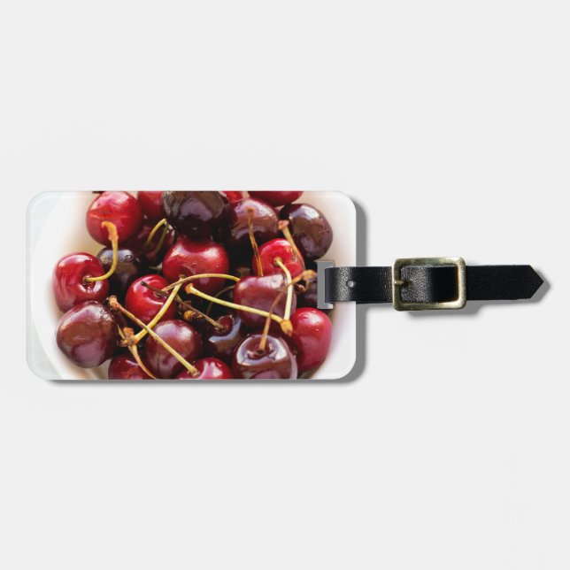 bowl of Cherries Luggage Tag (Front Horizontal)