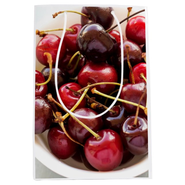 bowl of Cherries Medium Gift Bag (Front)