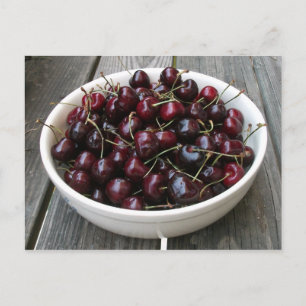 Bowl of Cherries Postcard