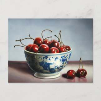 Bowl of Cherries Postcard