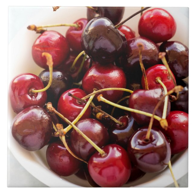 bowl of Cherries Tile (Front)