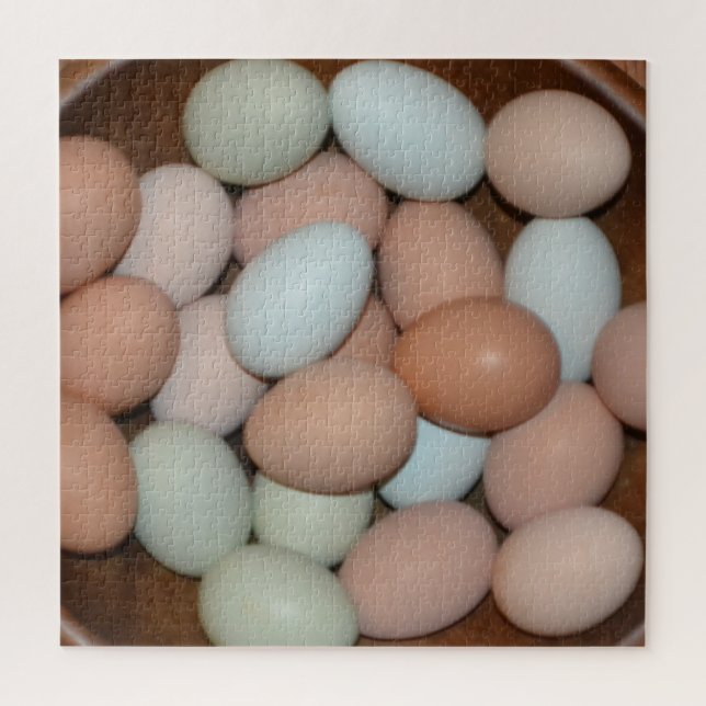 Bowl Of Chicken Eggs Jigsaw Puzzle (Vertical)