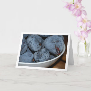 Bowl of Fig Fruit Card