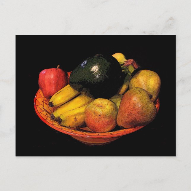 Bowl of Fruit Postcard (Front)