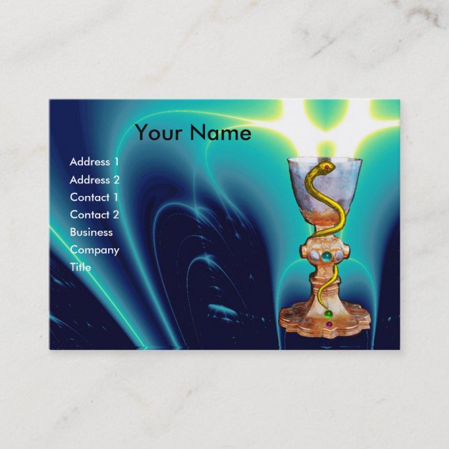 BOWL OF HYGEIA - Medicine, Pharmacy Business Card (Front)
