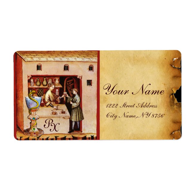 BOWL OF HYGEIA MONOGRAM,Medicine, Pharmacy (Front)