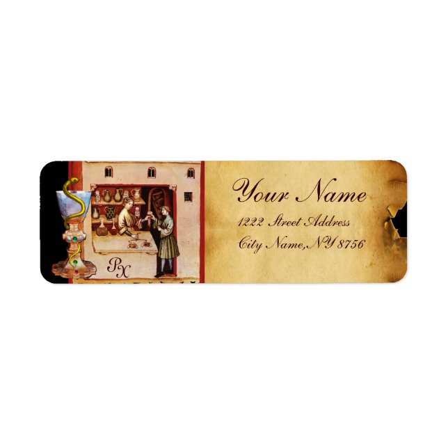 BOWL OF HYGEIA PHARMACY DRUGSTORE  MONOGRAM (Front)