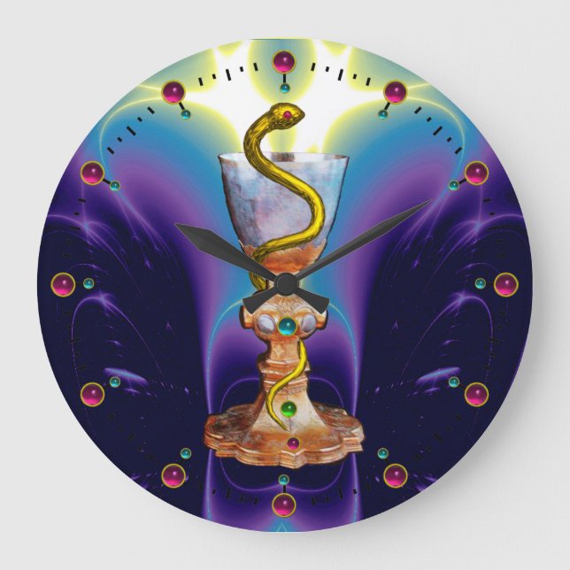 BOWL OF HYGEIA , PHARMACY LARGE CLOCK (Front)