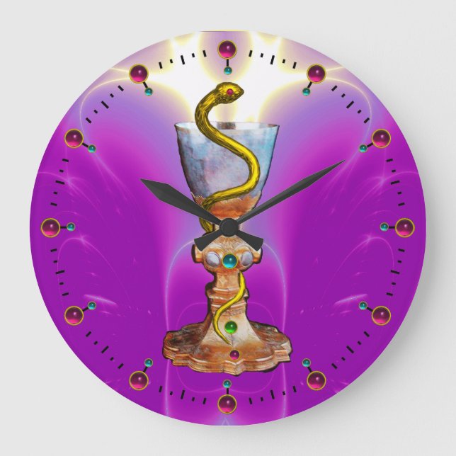 BOWL OF HYGEIA , PHARMACY LARGE CLOCK (Front)