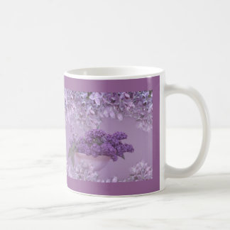 "Bowl Of Lilacs" Purple Coffee Mug