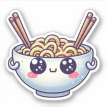 Bowl of noodles kawaii