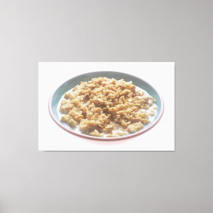 Bowl of Oatmeal Canvas Print