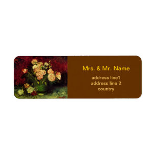 Bowl of Peonies and Rose,Vincent van Gogh.  World