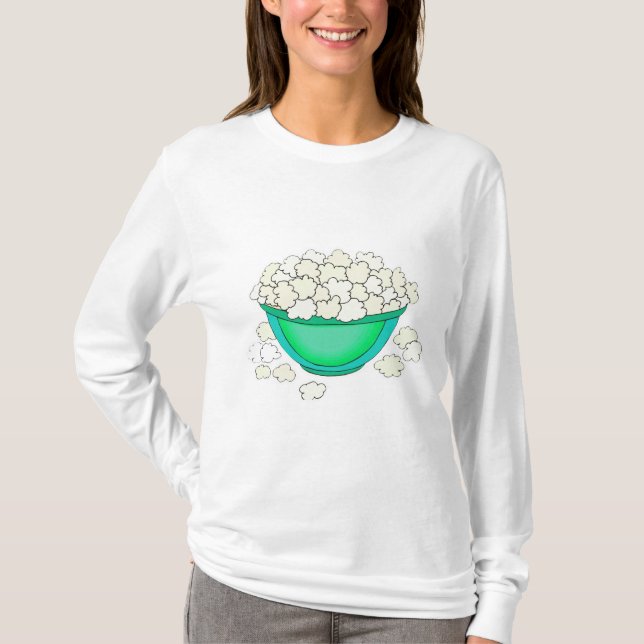 bowl of popcorn T-Shirt (Front)