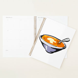 Bowl Of Soup Spiral Planner
