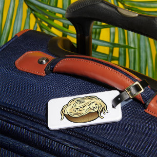 Bowl of Spaghetti Pasta Noodle Food Luggage Tag