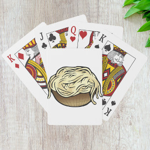Bowl of Spaghetti Pasta Noodle Food Playing Cards
