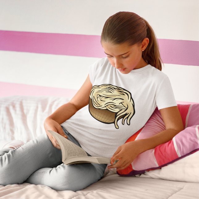 Bowl of Spaghetti Pasta Noodle Food T-Shirt (Creator Uploaded)